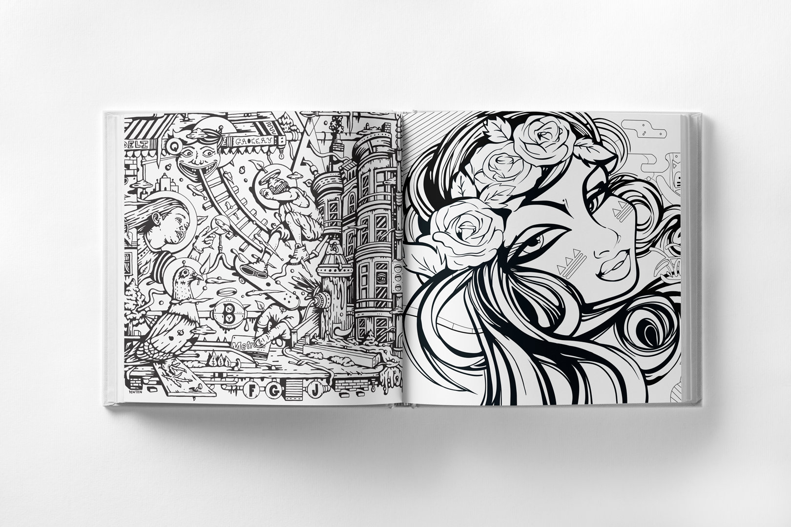 The Ultimate Street Art Coloring Book softcover - Etsy