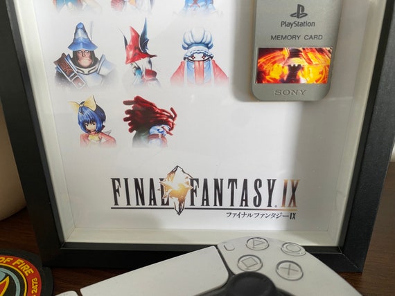 FINAL FANTASY IX コレクターズカード Final Fantasy IX 9 Display Frame Case + Official Playstation PS1