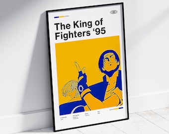 額入りキング・オブ・ファイターズ 95 ポスター - レトロ ゲーム