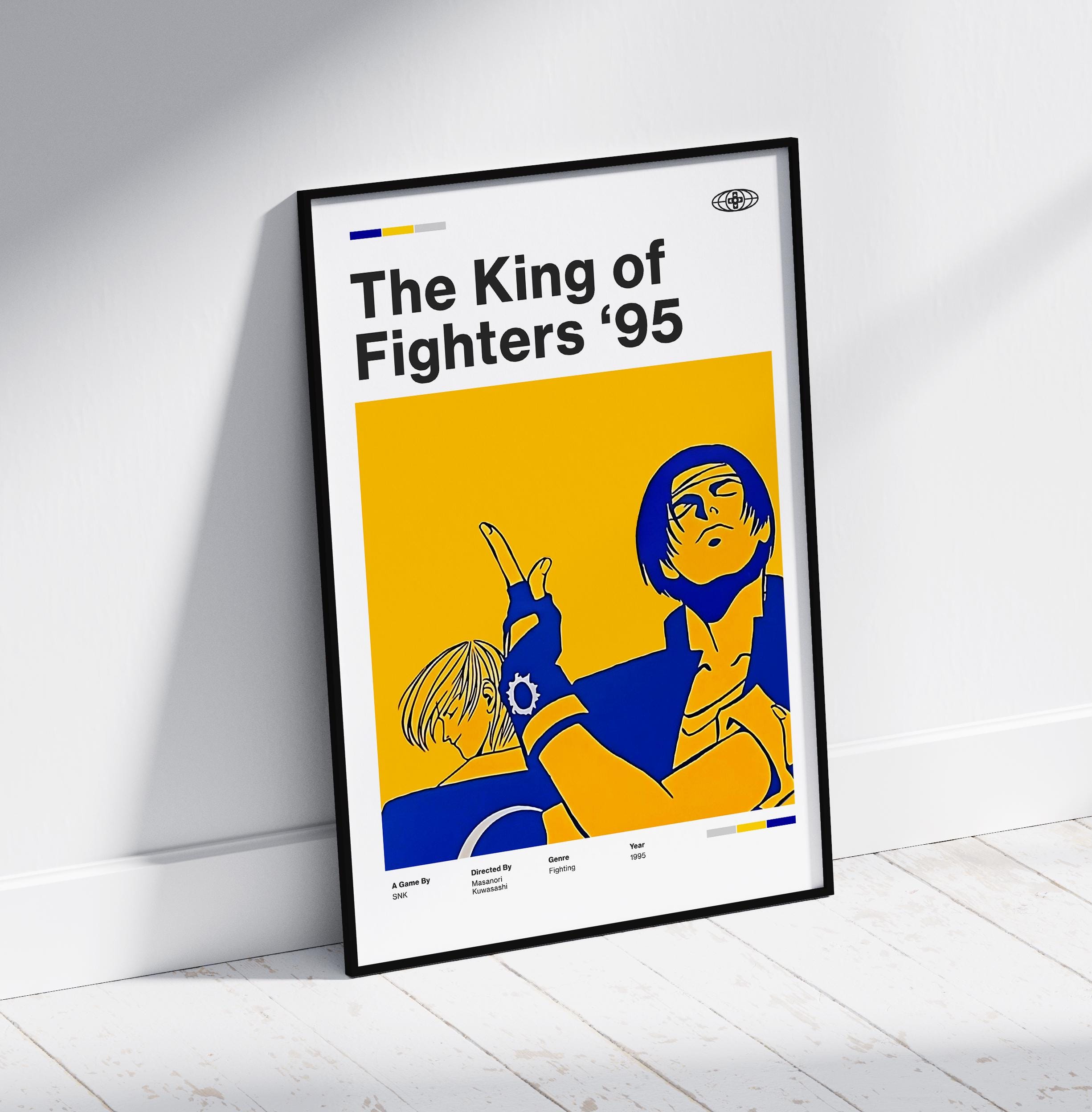 非売品　THE KING OF FIGHTERS '95 ポスター The King of Fighters 95 Retro Poster - Etsy