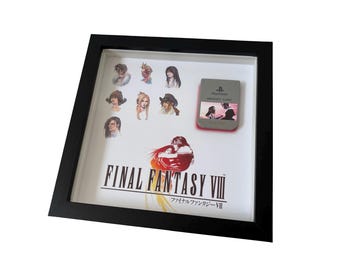 Final Fantasy VII VIII IX X Display Frame Case + Official