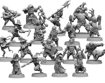 Miniatures de remplacement du jeu de société Darkest Dungeon pour les extensions de jeu de rôle D&D Cove Weald