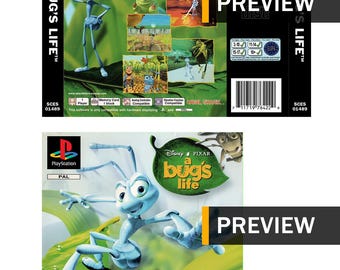 Das große Krabbeln – PS1 PlayStation Ersatzcover/Einlagen – PAL-Region