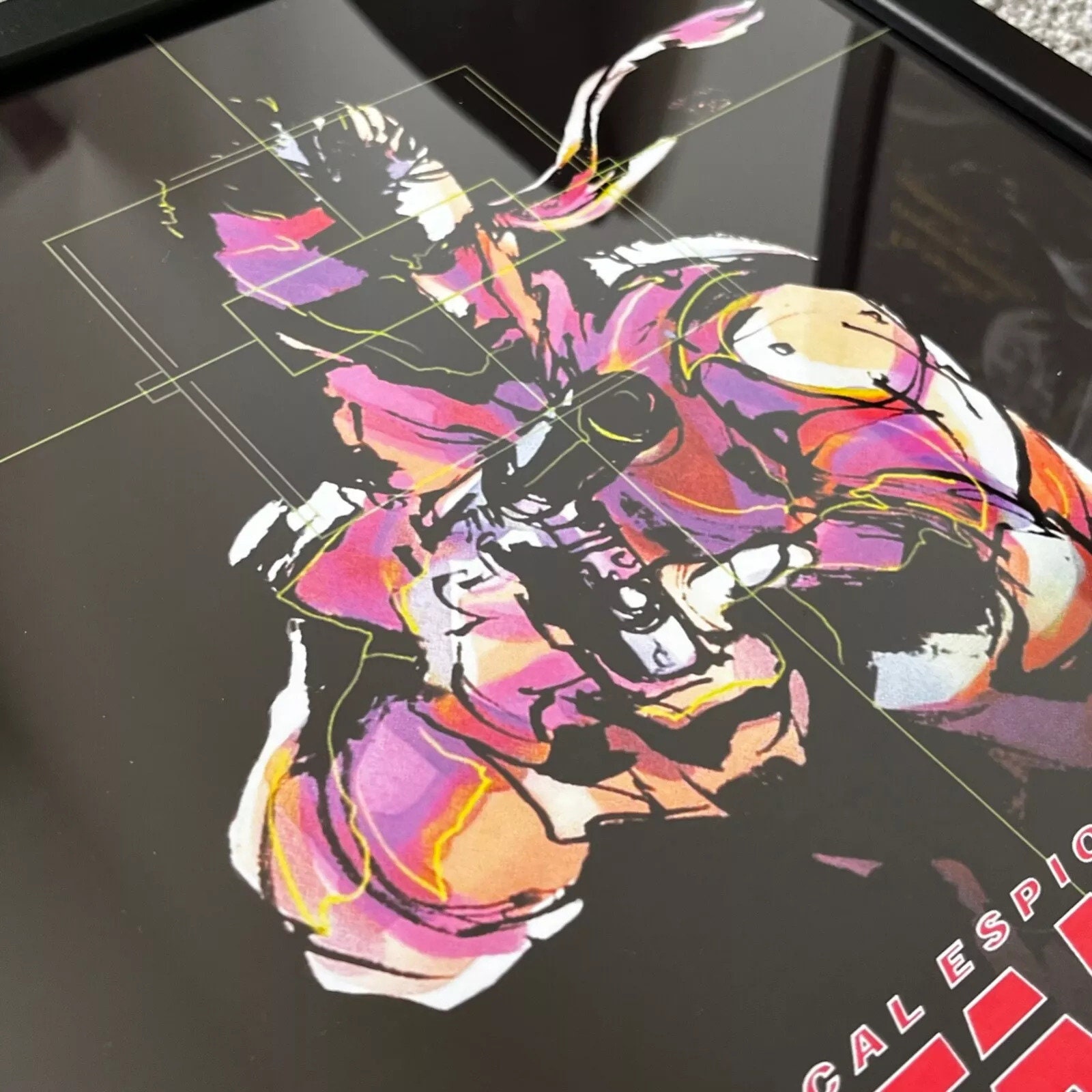 Framed Metal Gear Solid Playstation PS1 Promotional Advert