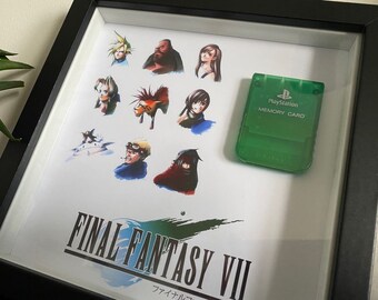 Final Fantasy IX 9 Display Frame Case + Official Playstation