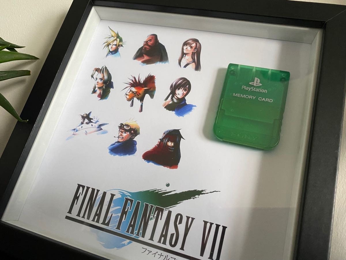Final Fantasy IX 9 Display Frame Case + Official Playstation