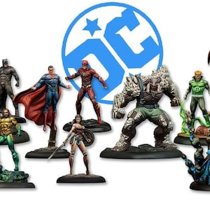 DC Heroes Superman Batman Justice League Miniatures RPG Wargaming DCU Arrêté