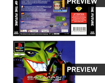Batman of the Future – PS1 PlayStation Ersatzcover/Einlagen – PAL-Region