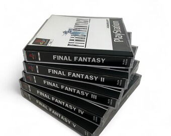 ファイナルファンタジーコレクション ディスプレイケース　PS 新品 FFコレクション ディスプレイケース 天野喜孝氏 世界5000個