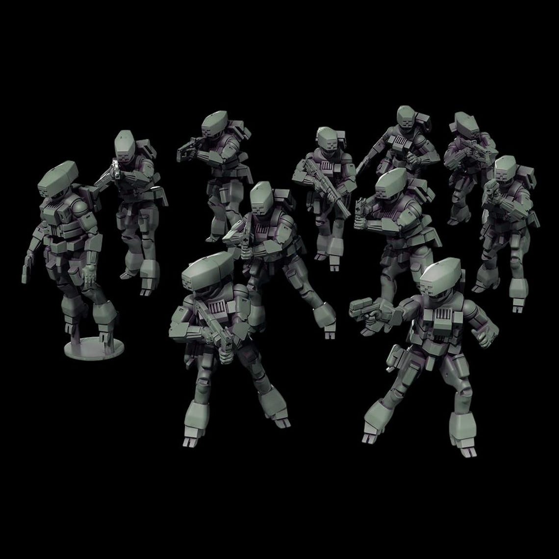 Marathon Runner Shell Inspired Miniatures Wargaming 32mm Assassin ...