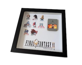 Final Fantasy VII VIII IX X Display Frame Case + Official
