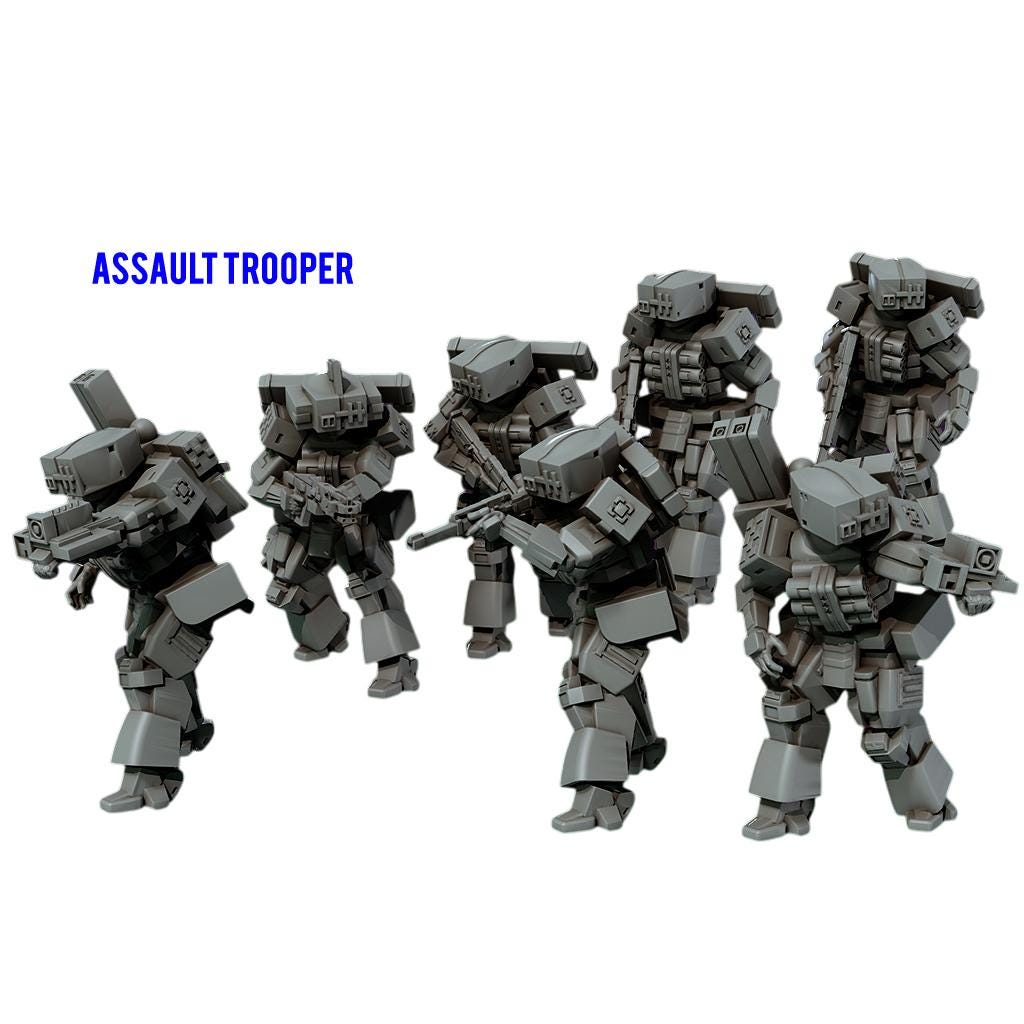 Marathon Runner Shell Inspired Miniatures Wargaming 32mm Assassin ...