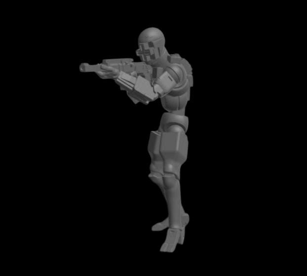 Marathon Runner Shell Inspired Miniatures Wargaming 32mm Assassin ...