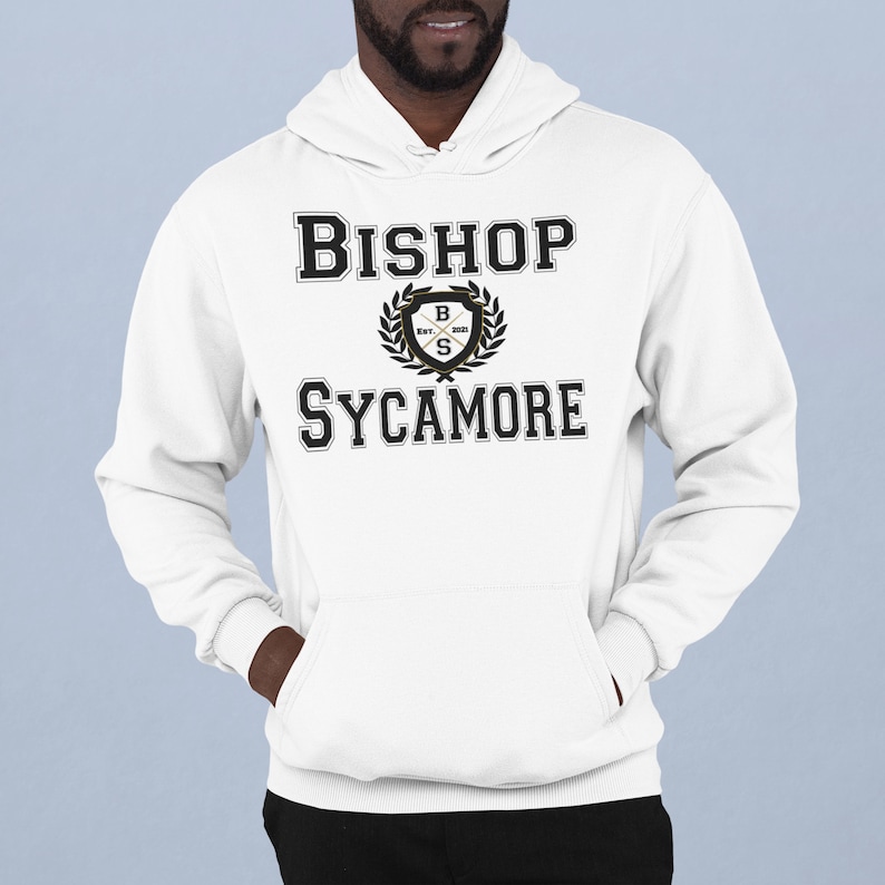 Bishop Sycamore Athletic Wear Sweatshirts T-shirts Hoodies Hats Mens Womens and Unisex Sports Shirts Fake School Collection image 1