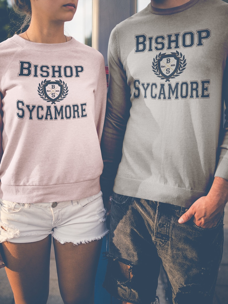 Bishop Sycamore Athletic Wear Sweatshirts T-shirts Hoodies Hats Mens Womens and Unisex Sports Shirts Fake School Collection image 2