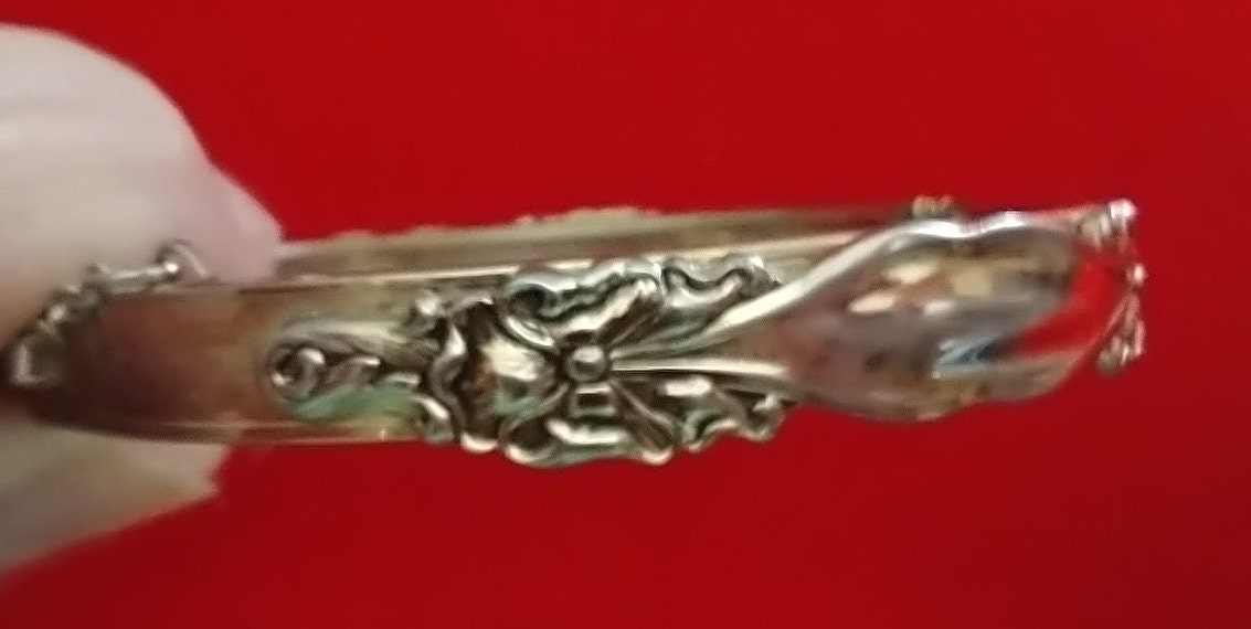 Whiting & Davis Gold Tone Bangle Hinged Bracelet Etsy