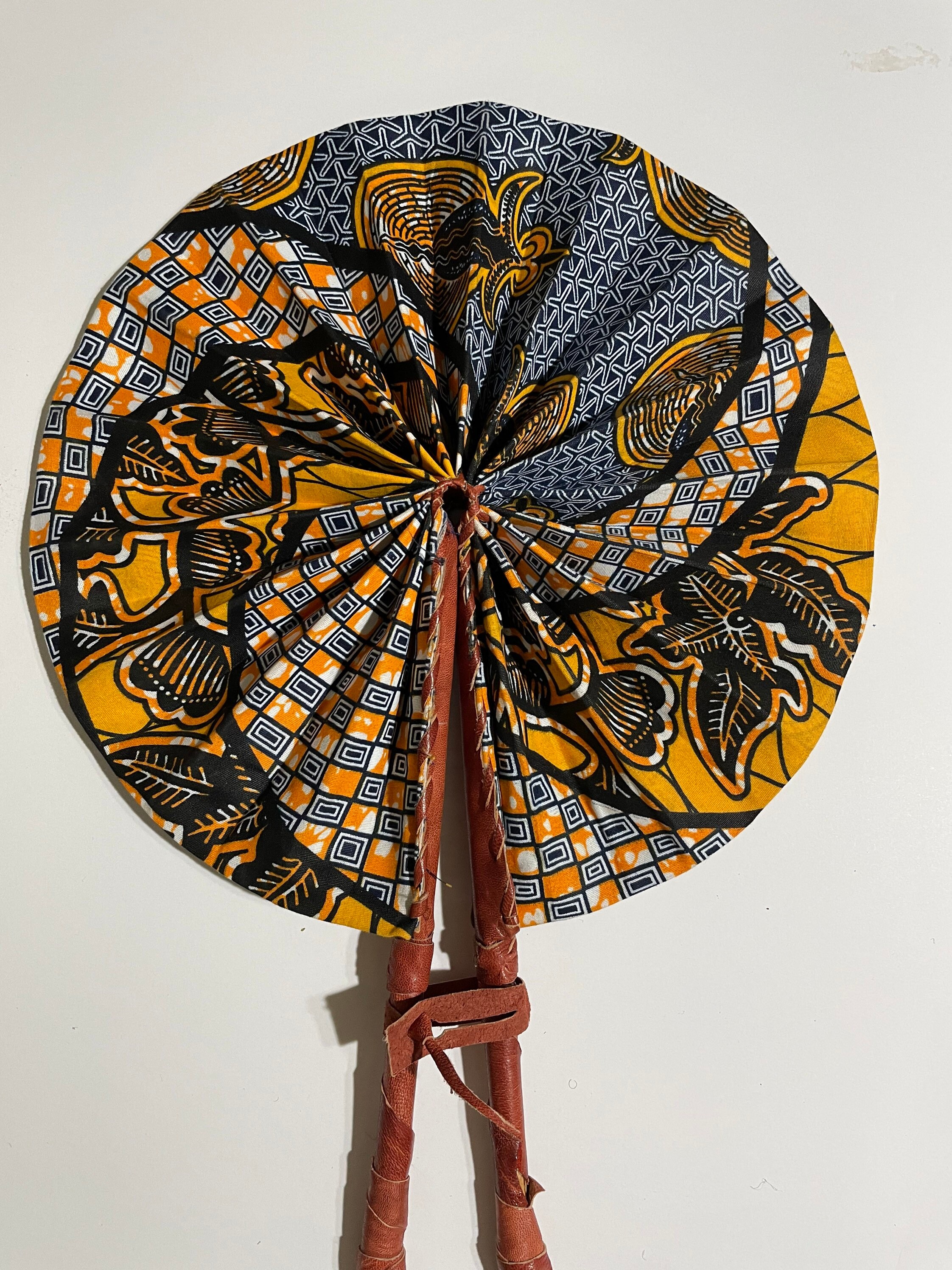 African Fabric Fan / Ankara African Fan / African Fabric Fan / Etsy