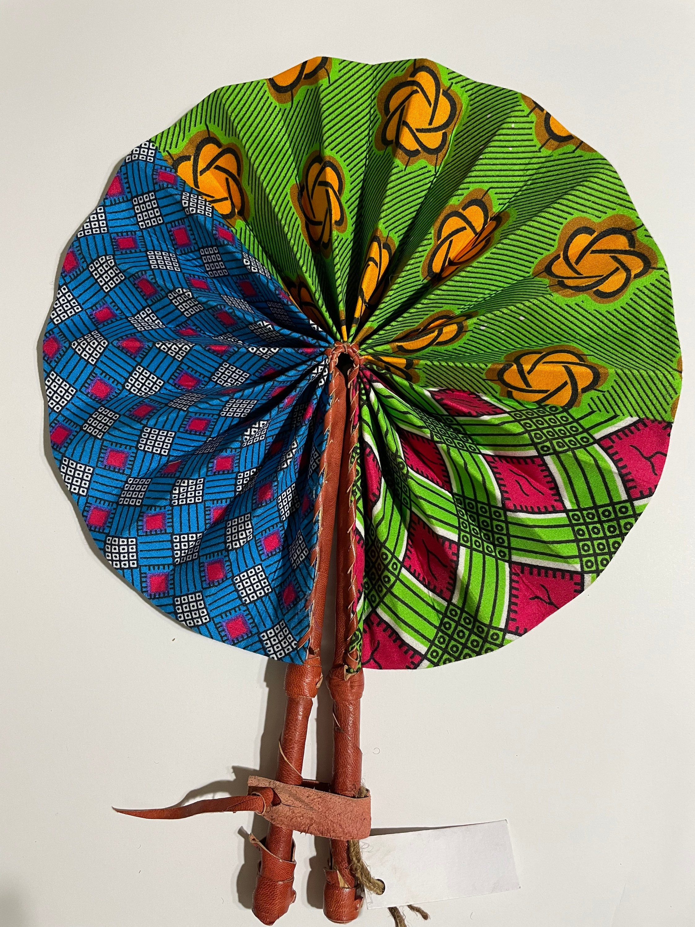 African Fabric Fan / Ankara African Fan / African Fabric Fan / Etsy