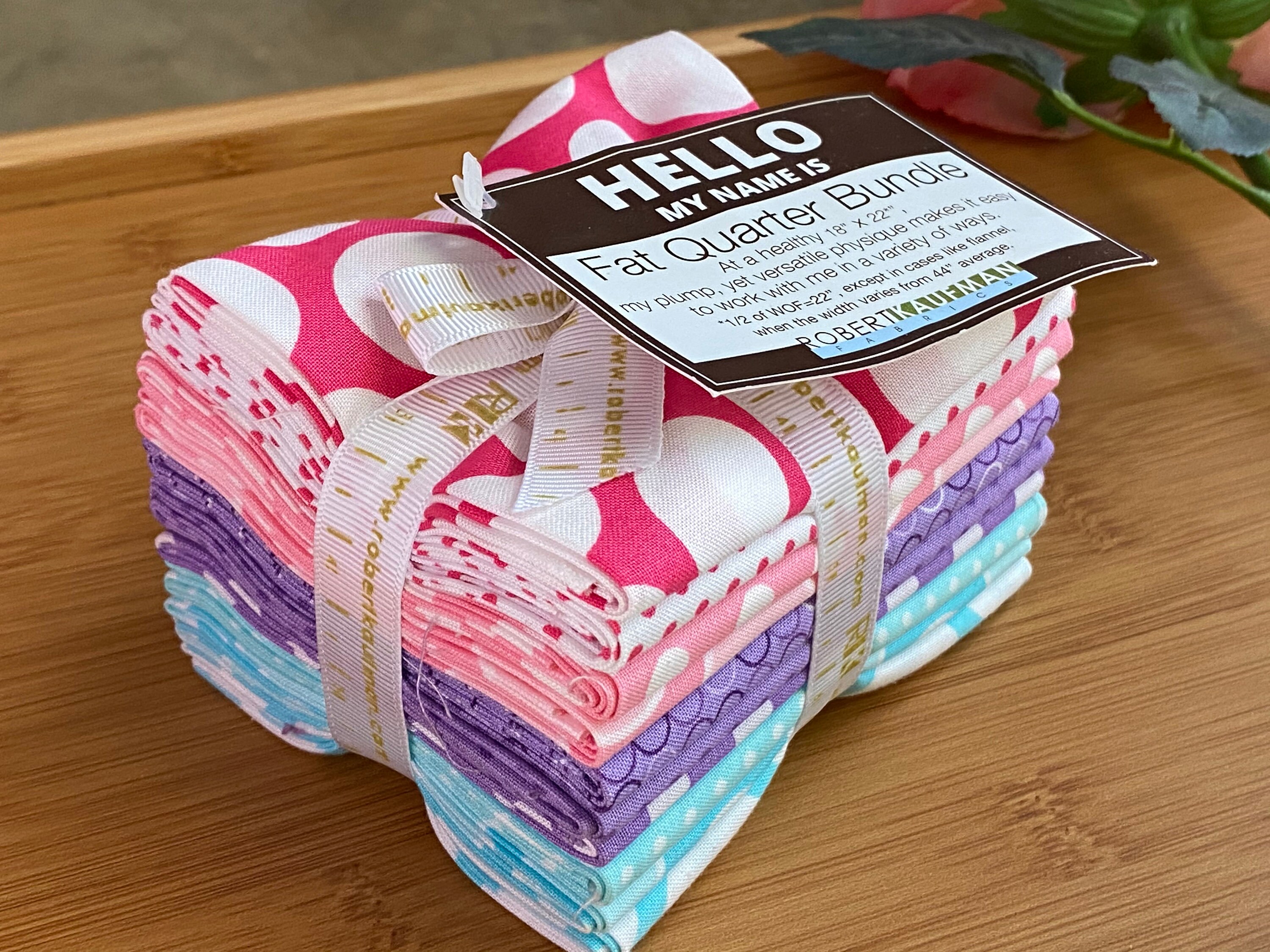 Spot on Pastel Fat Quarter Bundle by Studio RK 10 Pcs Etsy