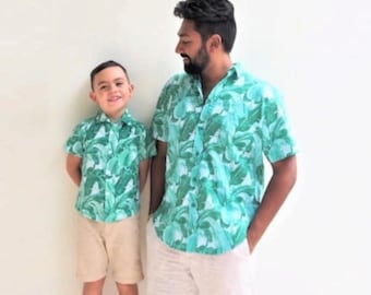 Father and Son Matching Shirts - Olive, Father and Son Outfit, Daddy