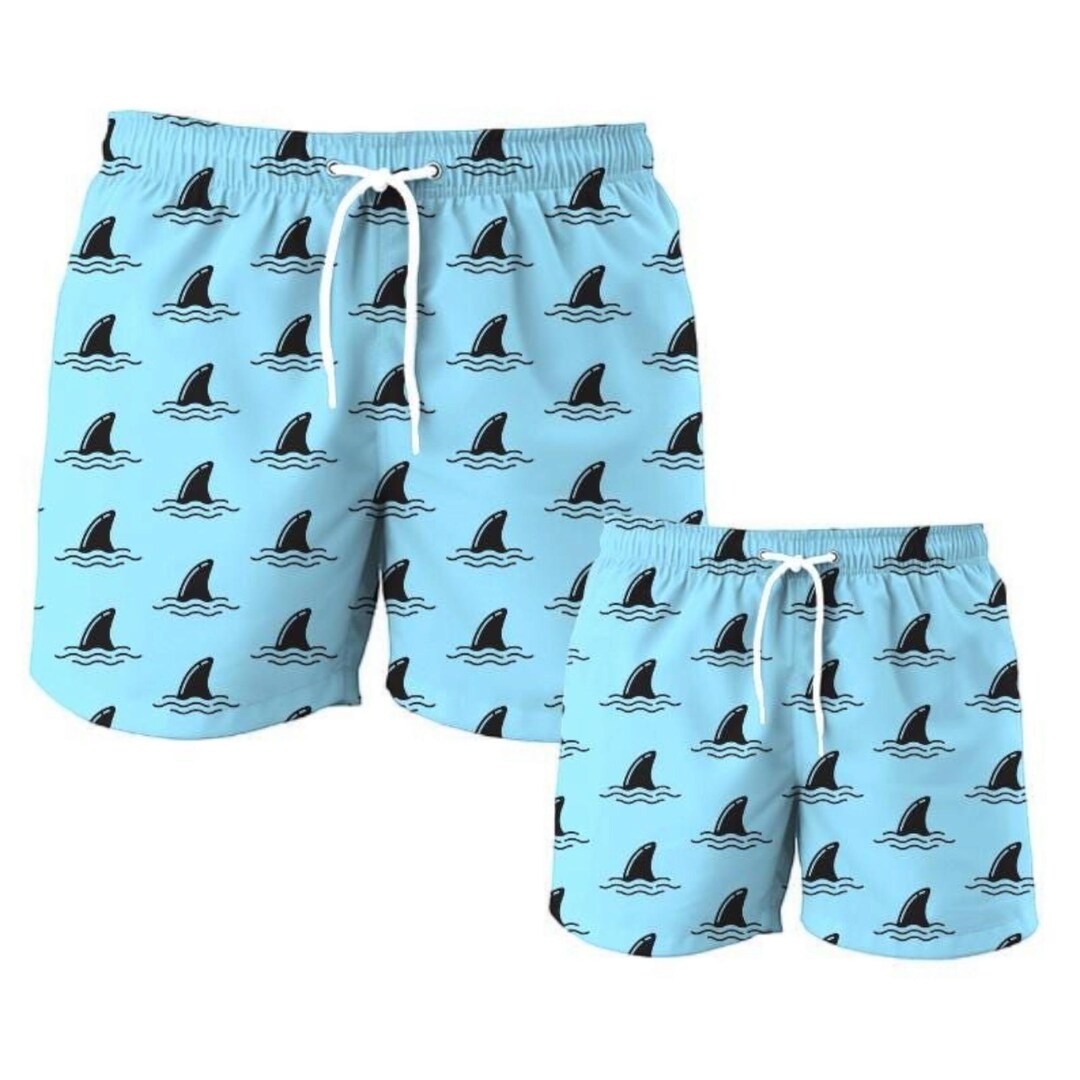 Father Son Matching Swim Trunks Father Son Matching Swim Shorts Dad 