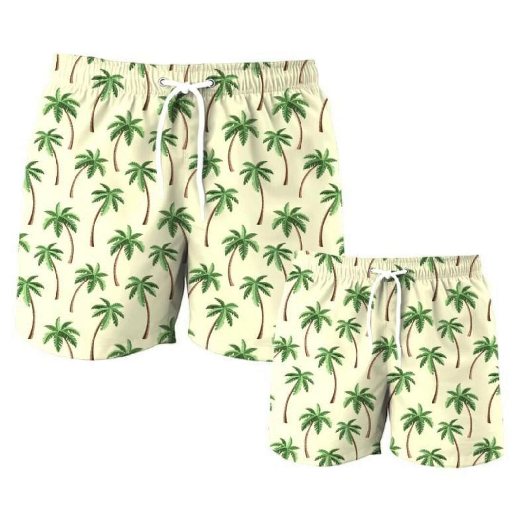 Father Son Matching Swim Trunks Father Son Matching Swim Shorts Dad 
