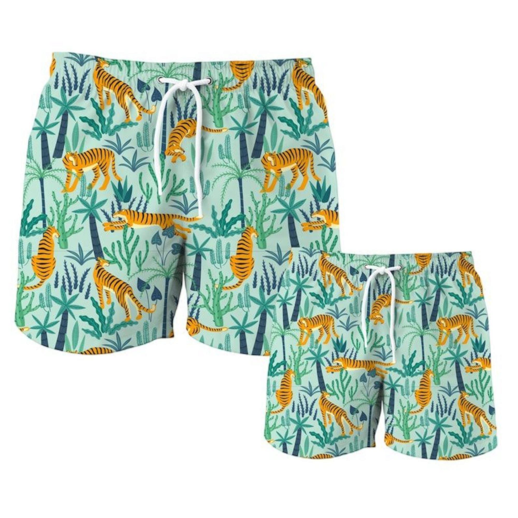 Father Son Matching Swim Trunks, Father & Son Matching Swimsuit, Dad and Son Matching Swim Trunks, Father Son Matching Outfit, New Dad Gift