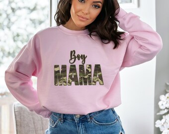 Boy Mama Sweatshirt | Mom Sweatshirt | Mother Sweatshirt | Mum Sweatshirt | Mummy Sweatshirt | Mother Sweater | New Mom Gift | Mothers Gift