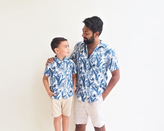 Father son hawaiian shirts hotsell