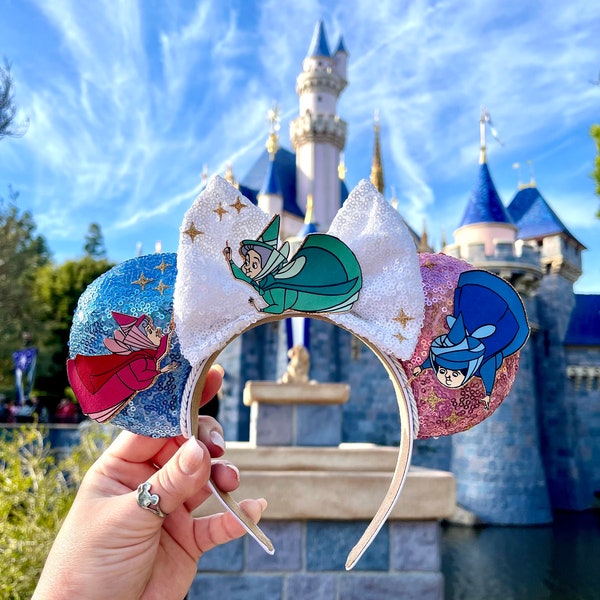 Three Good Fairies Mouse Ear Headband