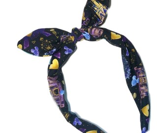 Theme Park 50th Anniversary Top Knot Headband