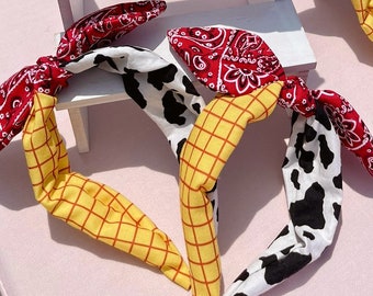 Cowboy Toy Top Knot Headband