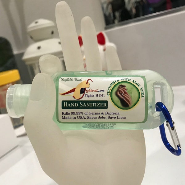 FIGHTEVIL Hand Sanitizer Travel/Carry Size 1.8 fl oz.