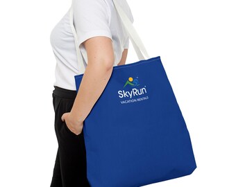 Custom Order SkyRun Company Tote Bag - Personalized Reusable Shopping Bag, Customized Beach Tote, Eco-Friendly Grocery Bag, Unique Tote