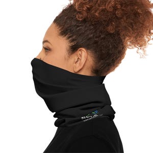 Custom Lightweight Neck Gaiter, Moisture Wicking Face Mask with Company Logo, SkyRun Design, Breathable Neck Gaiter, Client Gifts