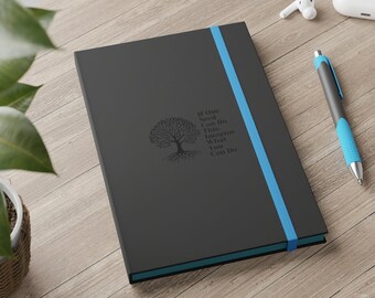 Inspirational Tree Graphic Notebook – Hardcover Ruled Journal