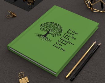 Motivational Tree Journal - Inspirational Hardback Notebook