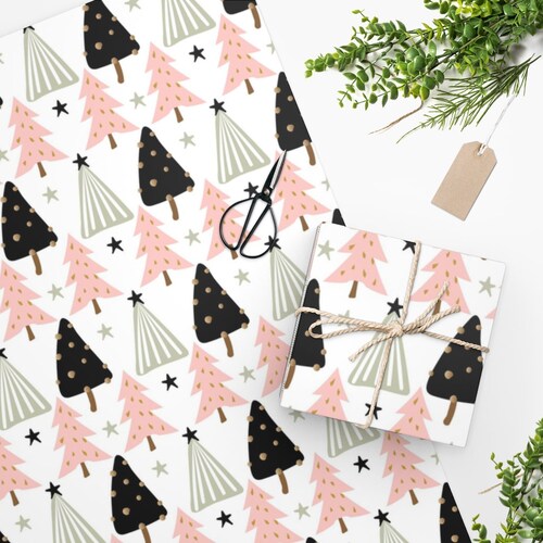 Pastel Christmas Wrapping Paper 