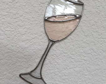 Rosé Stained Glass Suncatcher