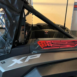 Polaris Rzr Side Grille Pair (Raw Steel)