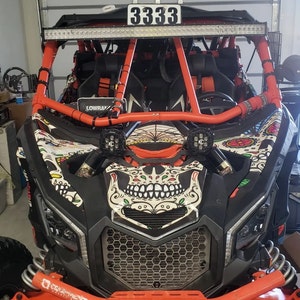 Canam X3 Windshield Lightbar Mount