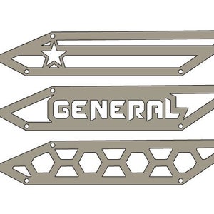 Polaris General Hood Side Grilles