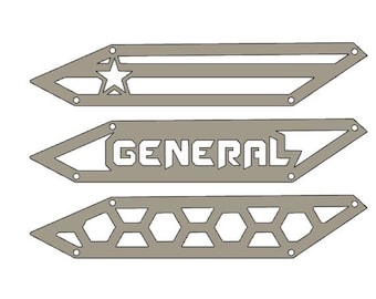 Polaris General Hood Side Grilles