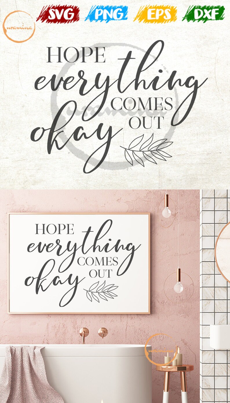 Download Funny Bathroom SVG Cut Files for Cricut Silhouette. Hope ...