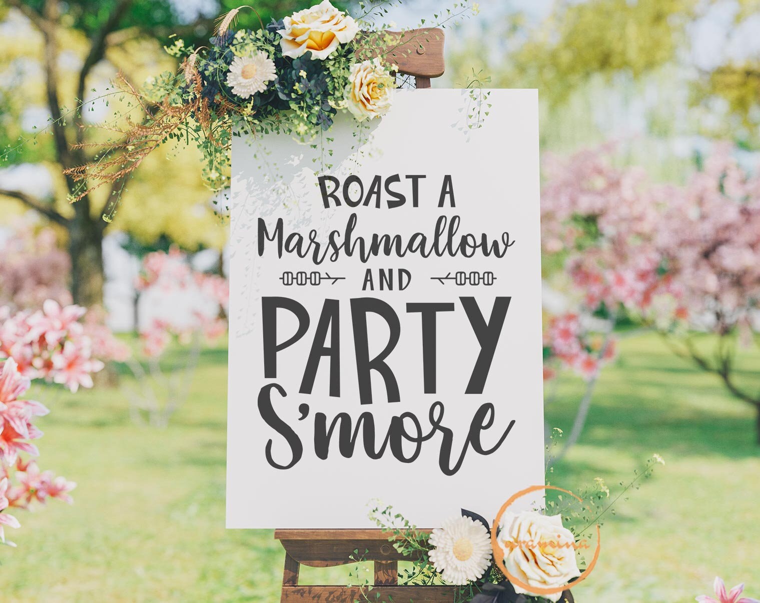 Roast A Marshmallow And Party S More Funny Wedding Quote Etsy