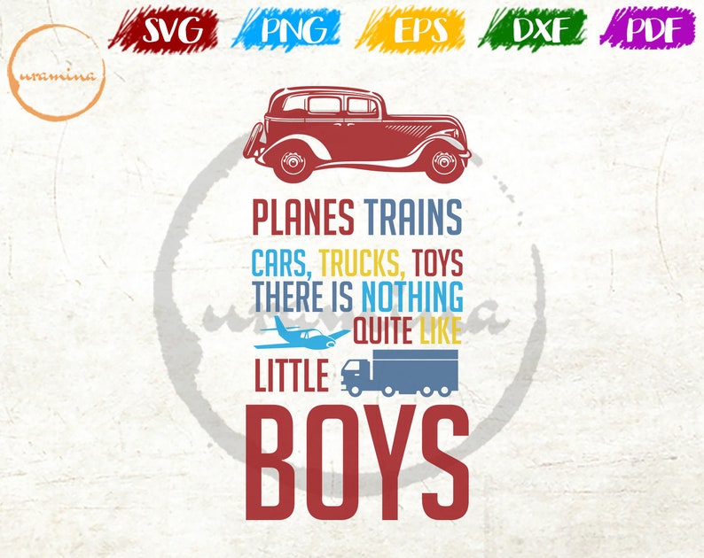 Planes Trains Trucks And Toys SVG Home Cut Files Little Boy Etsy