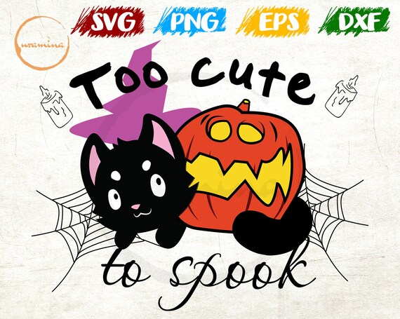 Trop Mignon Pour Spook Svg Cat And Pumpkin Svg Halloween Etsy Trop Mignon Pour Spook Svg Cat And Pumpkin Svg Halloween Etsy