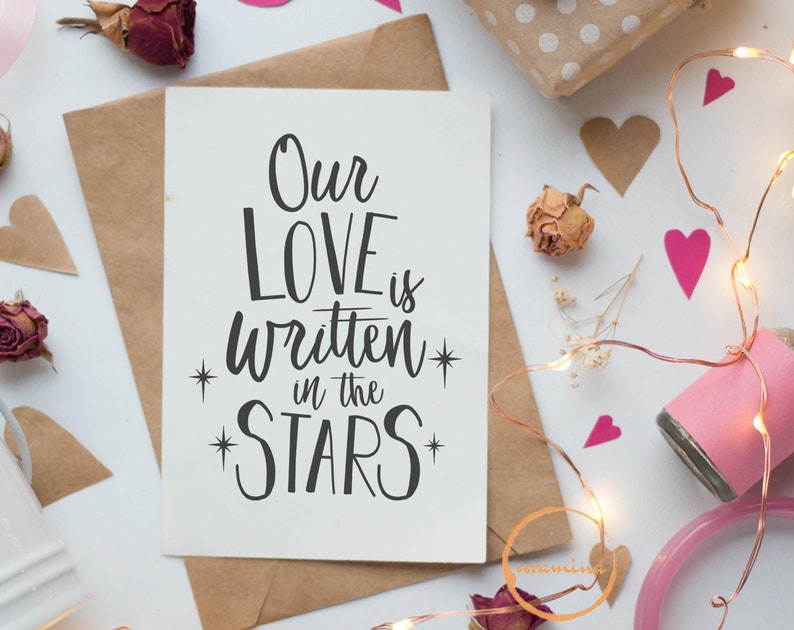 Download Our Love Story SVG Cut Files Written In The Stars Love ...