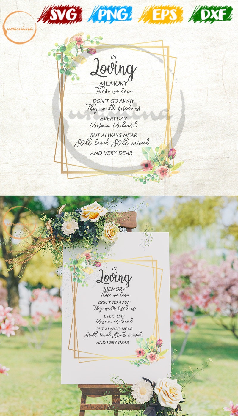Free Free Wedding Memorial Svg 521 SVG PNG EPS DXF File