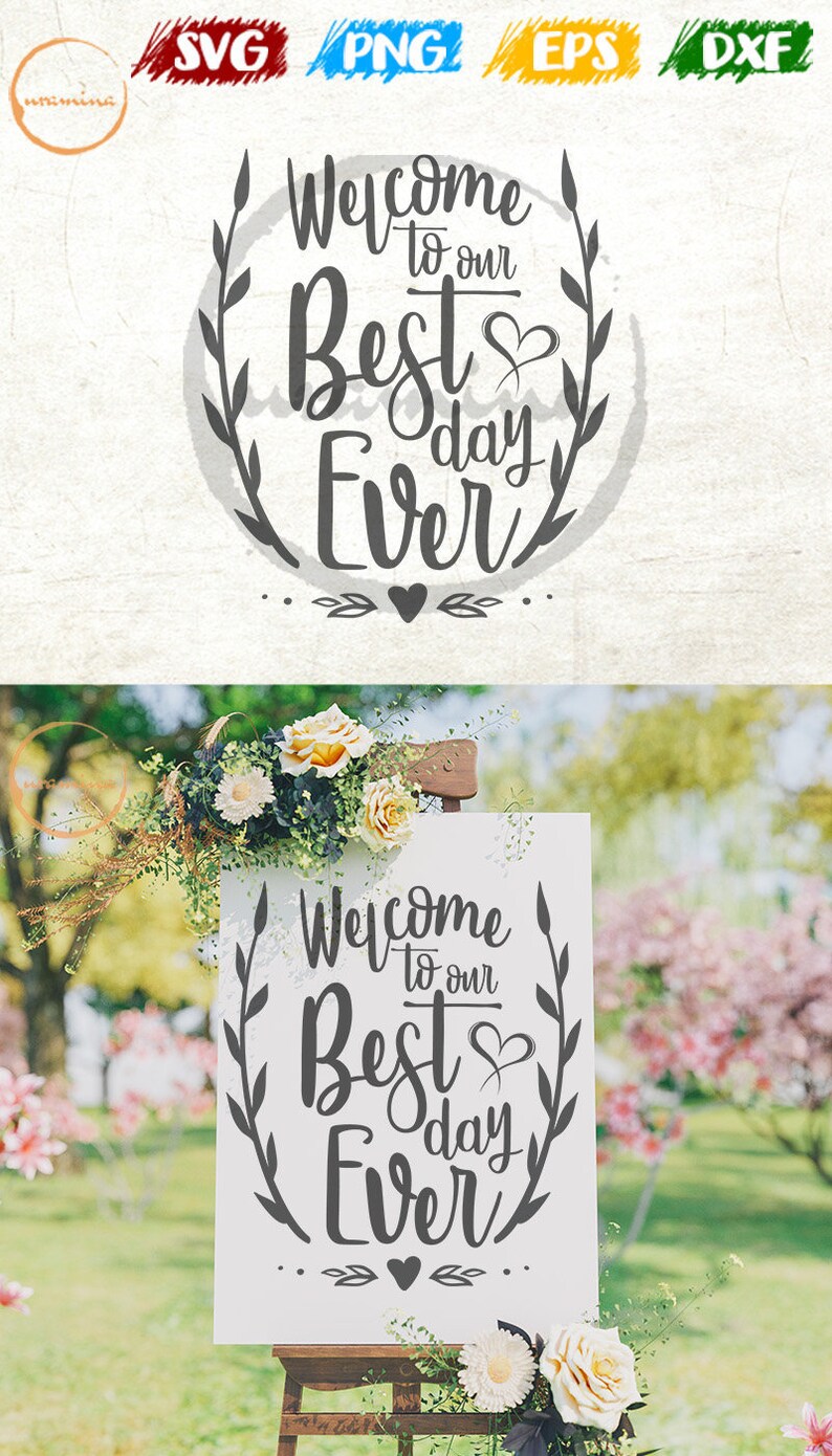 Free Free 324 Welcome To Our Wedding Sign Svg SVG PNG EPS DXF File